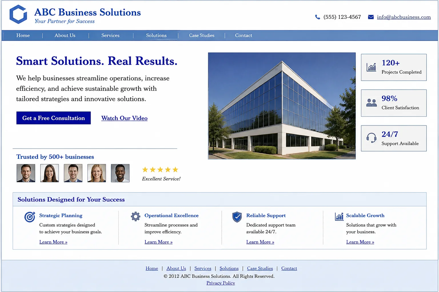 Modern Website